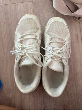 On Running Women's Athletic Sneakers in Cream/Off-White